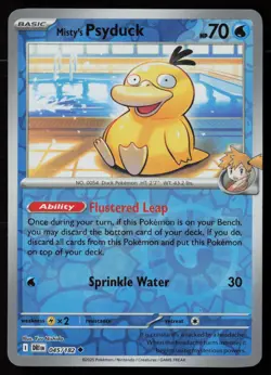 Misty's Psyduck 045/182 Uncommon Destined Rivals Pokemon Near Mint - Image 1