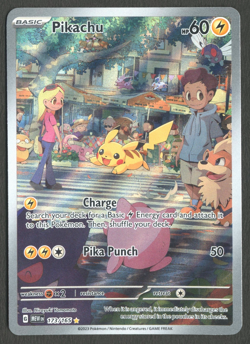 Pokemon TCG: Pikachu 173/165 Scarlet & Violet 151 Illustration Rare - Image 1