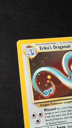 Pokemon Erika's Dragonair Holo Rare Gym Heroes 4/132 Stage 1 80 HP 2000 English - Image 3