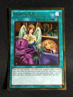 Yugioh Shared Ride PGL3-EN084 1st Edition Gold Rare NM - Image 1