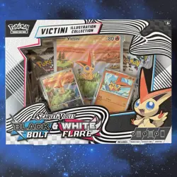 Pokemon Unova Victini Illustration Collection New Sealed Black Bolt White Flare - Image 1