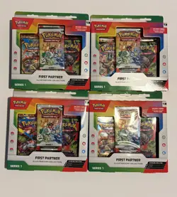 Lot of 8 Pokemon TCG First Partner Illustration Collection Series 1 - Image 1