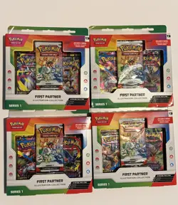 Lot of 8 Pokemon TCG First Partner Illustration Collection Series 1 - Image 2