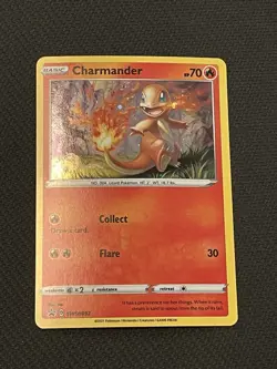 Pokemon TCG SWSH092 Charmander Holo Black Star Promo - NM - Image 1