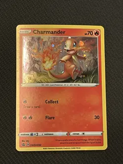 Pokemon TCG SWSH092 Charmander Holo Black Star Promo - NM - Image 3