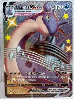 LAPRAS VMAX SV111/SV122 HOLO RARE VMAX SHINING FATES SHINY VAULT POKEMON NM/M - Image 1