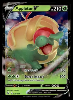 APPLETUN V 026/264 V RARE FUSION STRIKE POKEMON - Image 1