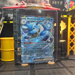 Blastoise ex 151 Ultra Rare Pokemon TCG 009/165 Scarlet & Violet - Image 3