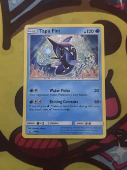 Pokemon Tapu Fini SM92 - Black Star Promo - Excellent - Image 1