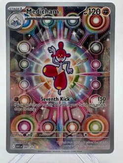 Pokemon Medicham 241/217 Ascended Heroes Illustration Rare 2026 - Image 1
