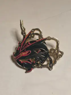 Rayquaza Shiny Pokemon Pin Badge Metal Mega Enamel 2015 - Image 1