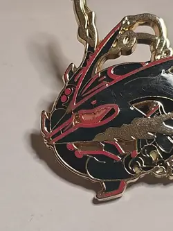 Rayquaza Shiny Pokemon Pin Badge Metal Mega Enamel 2015 - Image 2