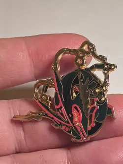 Rayquaza Shiny Pokemon Pin Badge Metal Mega Enamel 2015 - Image 5
