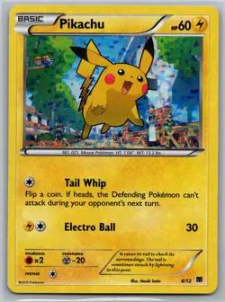Pikachu 006/012 Holo P McDonald's Promos 2016 LP / MP Pokemon - Image 1