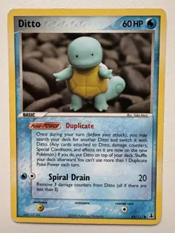 Ditto Squirtle 64/113 Delta Species Pokemon TCG HP - Image 1