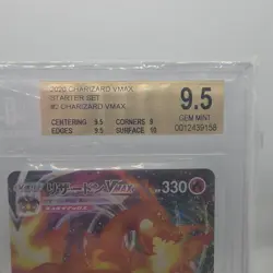 Pokemon Charizard VMAX 002/021 Sc2 Starter Set Beckett 9.5 Holo Japanese - Image 3