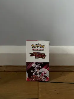 Pokemon TCG Destined Rivals Half Booster Box 18 Packs Sealed - Image 1