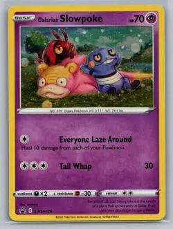 Galarian Slowpoke SWSH126 Holo Promo Sword & Shield Promo Pokemon Lightly Played - Image 1