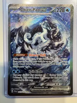 Chien-Pao ex 261/193 Special Illustration Rare Paldea Evolved Pokemon NM - Image 1