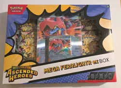 Pokemon TCG: Mega Evolution Ascended Heroes - Mega Feraligatr ex Box New Sealed - Image 1