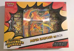 Pokemon Mega Evolution Ascended Heroes - Mega Emboar ex Box - Image 1