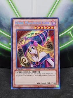 Yugioh Dark Magician Girl LCYW-EN022 Secret Rare 1st Edition NM - Image 1