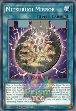 1st ed Mitsurugi Mirror common ALIN-EN093 Yugioh - Image 1