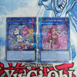 Yugioh Asian English Evil Twin Ki Sikil & Lil-la SLF1-AE086 SLF1-AE087 QCSE - Image 1