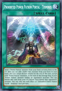 BLZD-EN056 Prohibited Power Patron Portal - Terminus Super Rare YuGiOh Preorder - Image 1