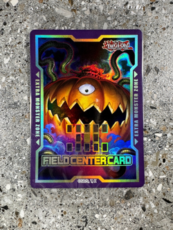 Yugioh Pumpking the King of Grave Ghosts Field Center Foil Token Factory Sealed - Image 1