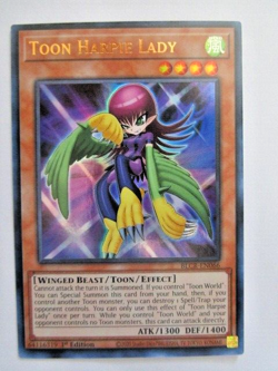 Yugioh! Toon Harpie Lady Blcr-En066 Ultra Rare Near Mint!! - Image 1