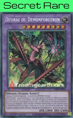 Yu-Gi-Oh! Desirae du Demonforgeron : SE RA04-FR056 - Image 1