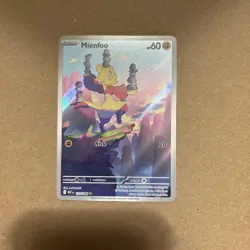 Mienfoo 133/086 WHT En-White Flare Illustration Rare Pokemon Card NM English - Image 1