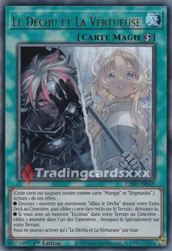 Yu-Gi-Oh! Le Dechu et La Vertueuse : UR CH01-FR019 - Image 1