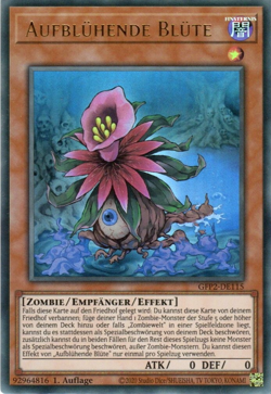 yugioh 1x Aufbluhende Blute GFP2-DE115 ULTRA 1AUFLAGE DEUTSCH - Image 1