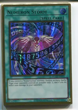 Yu-Gi-Oh! Numeron Storm Gold Rare MGED-EN051 englisch - Image 1