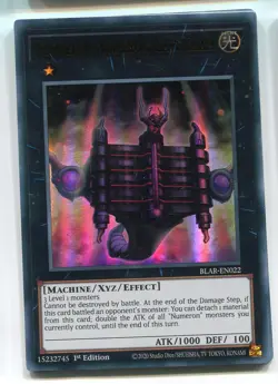 Yu-Gi-Oh! Number 1 Numeron Gate Ekam Ultra Rare englisch BLAR-EN022 - Image 1