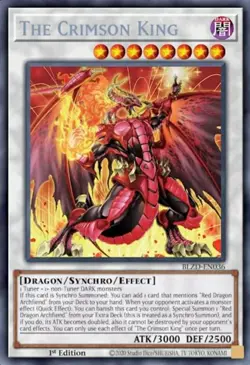 BLZD-EN036 The Crimson King - Secret Rare - Yu-Gi-Oh! PREORDER - Image 1