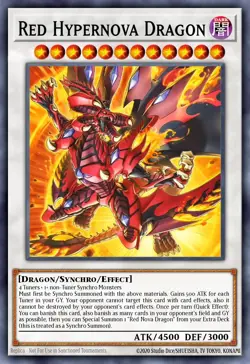 BLZD-EN038 "Red Hypernova Dragon" Super Rare PREORDER Yu-Gi-Oh! - Image 1
