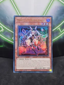 Yugioh Maliss P White Rabbit CRBR-EN015 Ultra Rare 1st Edition NM - Image 1