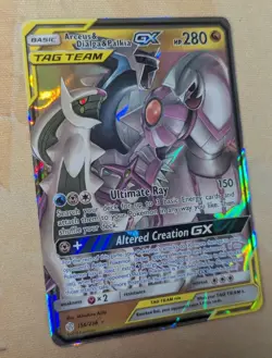 Pokemon TCG - Arceus & Dialga & Palkia GX 156/236 - Cosmic Eclipse Card Game - Image 2