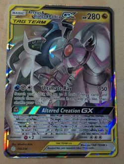 Pokemon TCG - Arceus & Dialga & Palkia GX 156/236 - Cosmic Eclipse Card Game - Image 3