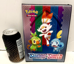 POKEMON SWORD & SHIELD JUMBO CARD BINDER GAME STOP PROMO + 4 JUMBO POKEMON CARDS - Image 3