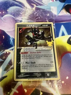 Greninja Gold Star SWSH 144 Sealed Promo Near Mint Pokemon Trading Card Game - Image 1