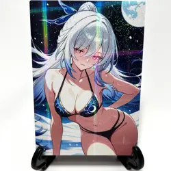 Honkai: Star Rail Jingliu Sexy Anime Waifu Girl Doujin Lewd Goddess Story Card - Image 2