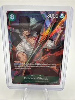 One Piece Card Game Dracula Mihawk SR Al To Art Legacy Of The Master OP12-030 - Image 2