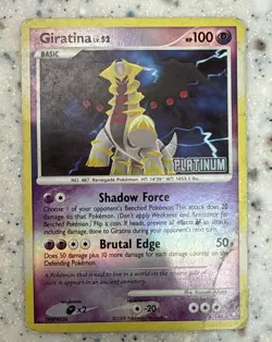 Pokemon Giratina TCG Reverse Holo Card 4/146 Platinum Stamped Legends Awakened - Image 1