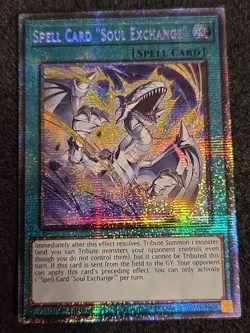 Yugioh! Spell Card “Soul Exchange” MP25-EN007 STARLIGHT Rare 2025 tin - Image 1