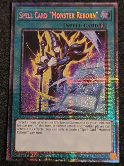 Yu-Gi-Oh MP25-EN006 Spell Card “Monster Reborn” Starlight Rare NM - Image 1