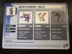Pokemon E- Card Getleman NILS 2003 (DETAILS IN LISTING) - Image 1